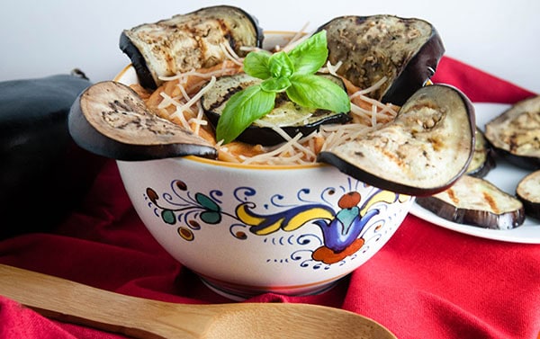 Easy Grilled Eggplant Rollatini Pasta