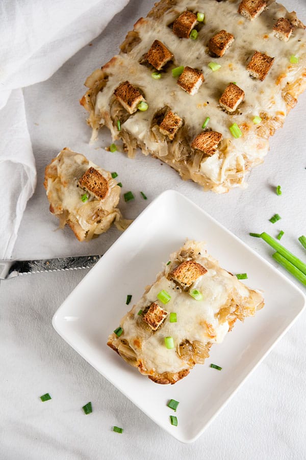 French Onion Gluten Free Pizza