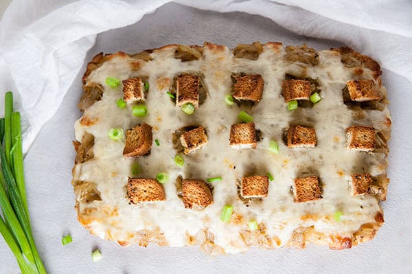 French Onion Gluten Free Pizza