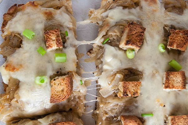 French Onion Gluten Free Pizza