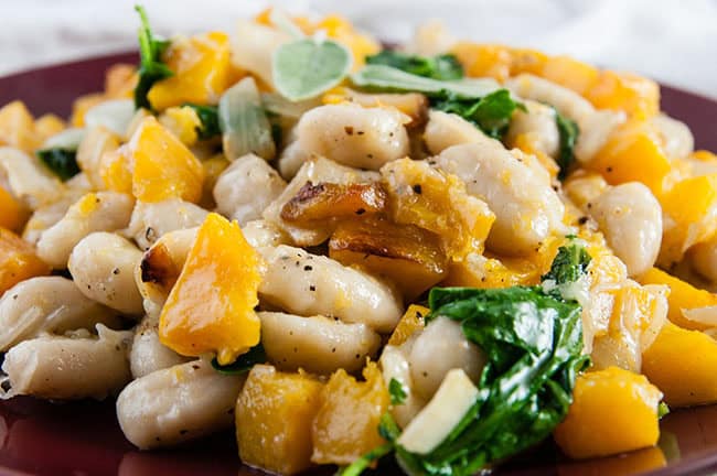 Brown Butter Gnocchi with Butternut Squash and Kale
