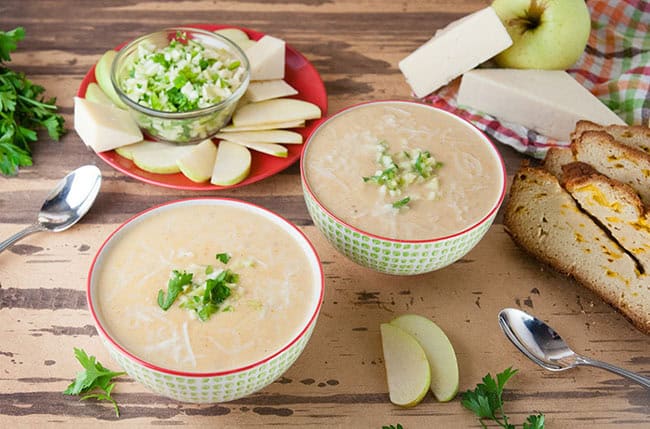 Cheddar Apple Soup