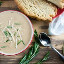 Easy Tuscan White Bean Soup - Seasoned Sprinkles