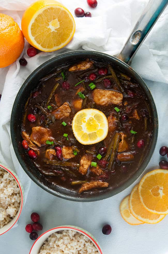 Cranberry Orange Chicken - Seasoned Sprinkles