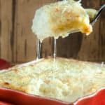 Parmesan Garlic Twice Baked Potato Casserole