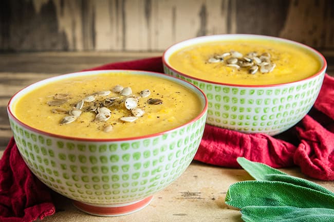 Easy Roasted Butternut Squash Soup