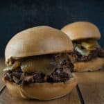 Slow Cooker Balsamic Roast Beef Sandwiches