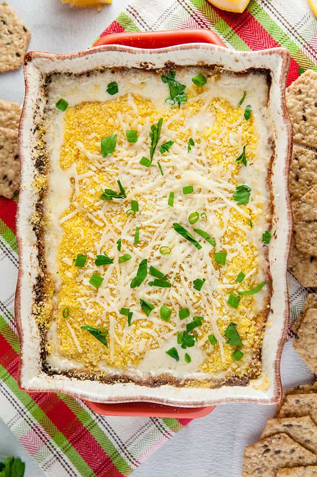Cheesy Baked Crab Dip