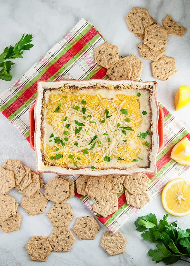 Cheesy Baked Crab Dip