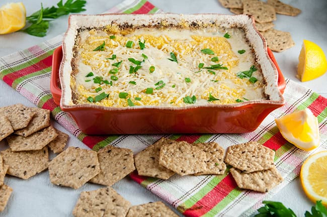 Cheesy Baked Crab Dip