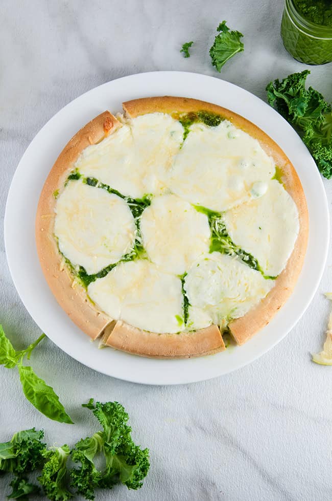 Kale Pesto Pizza