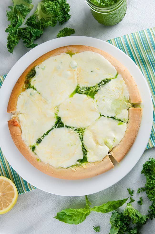 Kale Pesto Pizza