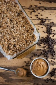 No Bake Peanut Butter Chocolate Chip Granola Bars - Seasoned Sprinkles