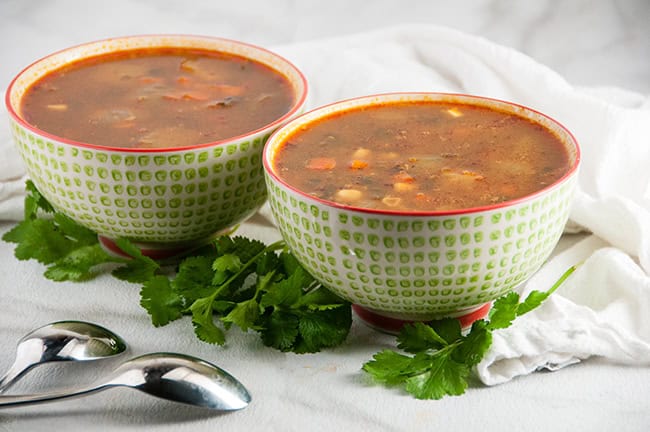 Vegetable Soup with Quinoa