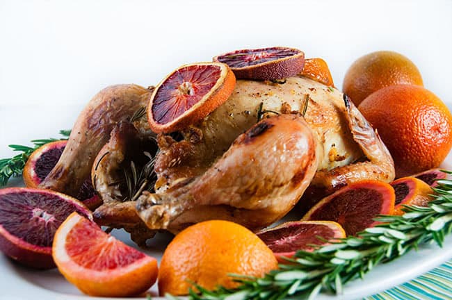 Blood Orange Roast Chicken