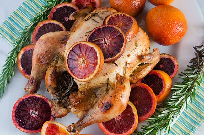 Blood Orange Roast Chicken