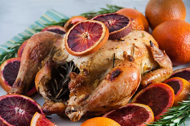 Blood Orange Roast Chicken