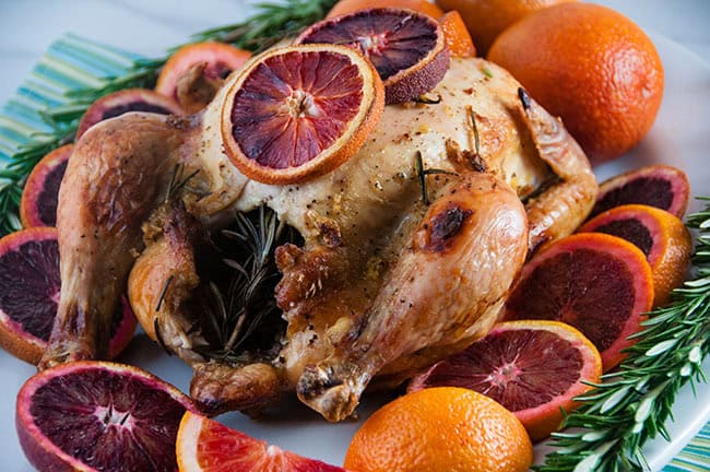 Blood Orange Roast Chicken