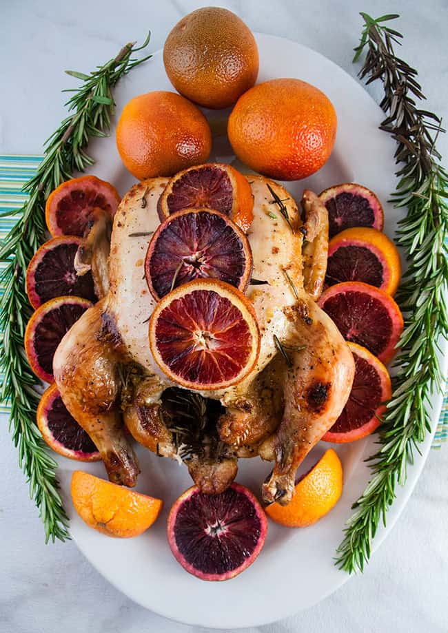 Blood Orange Roast Chicken