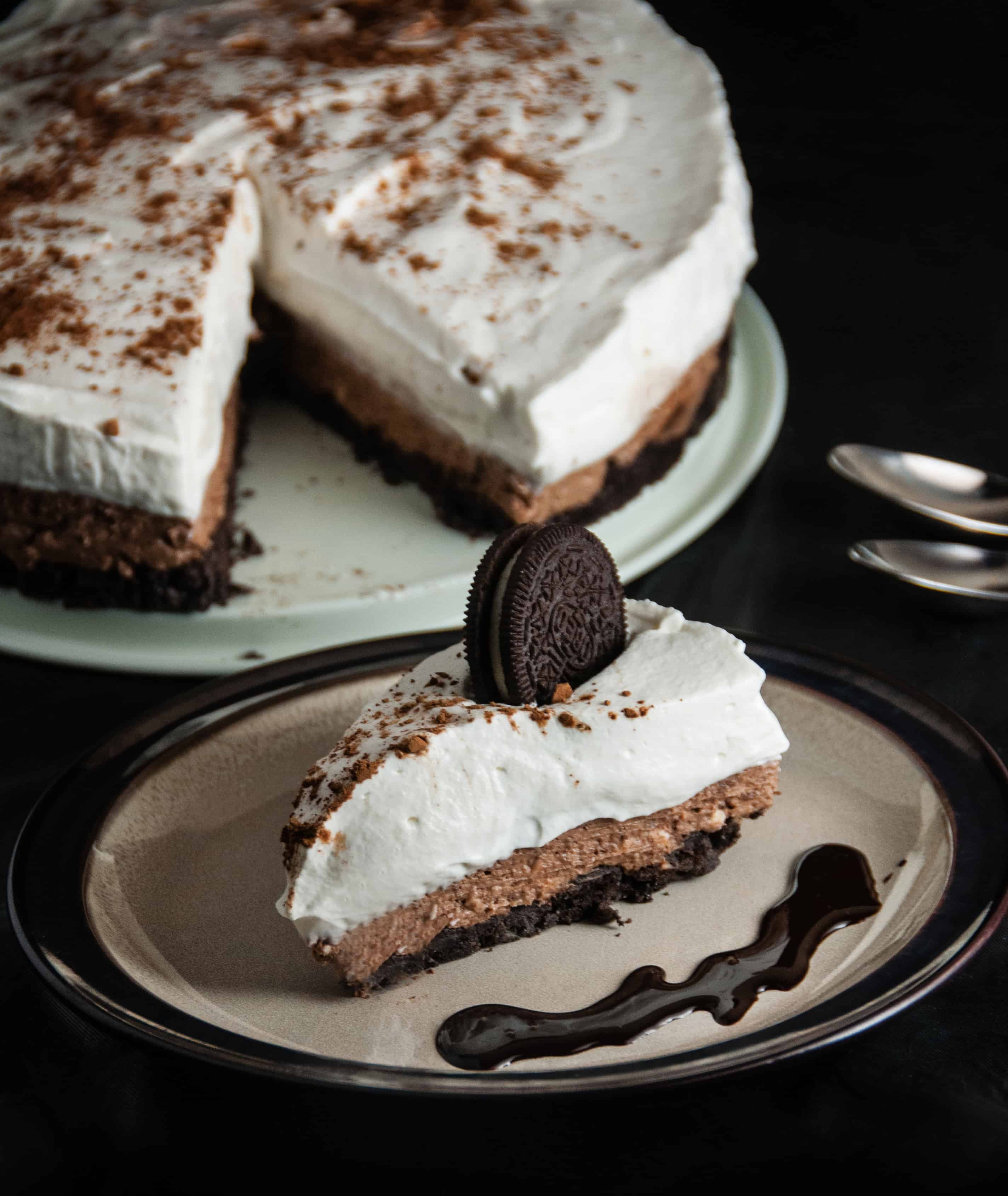 No Bake Chocolate Cheesecake