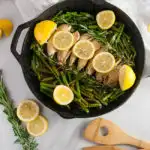 Lemon Chicken and Asparagus Skillet