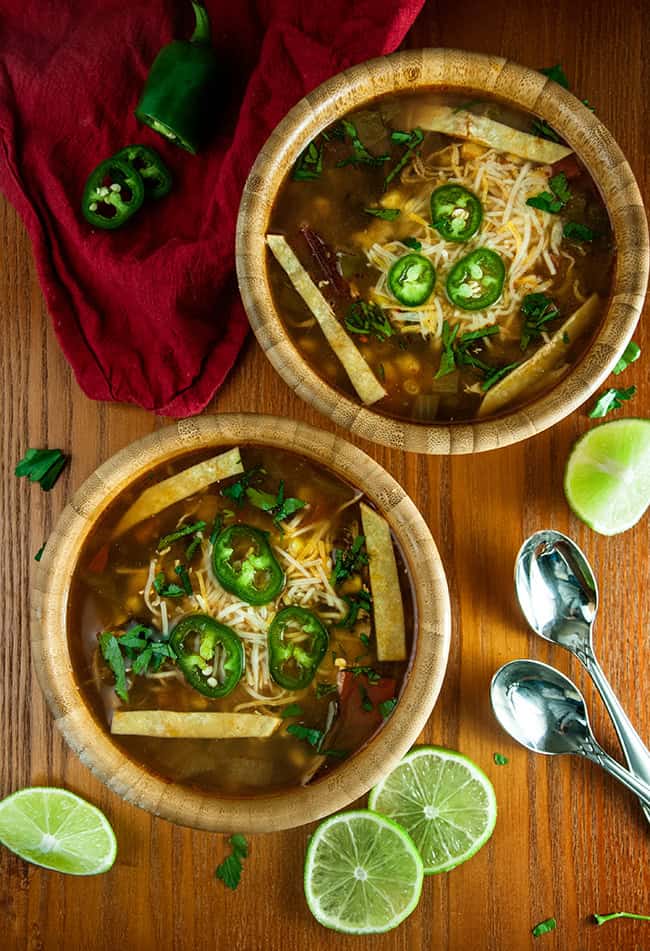 Slow Cooker Mexican Chicken Soup