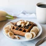 Gluten Free Banana Bread Waffles