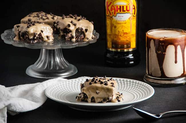 Shortcut Boozy Kahlua Brownies