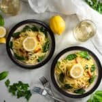 Lemon Spinach Pasta