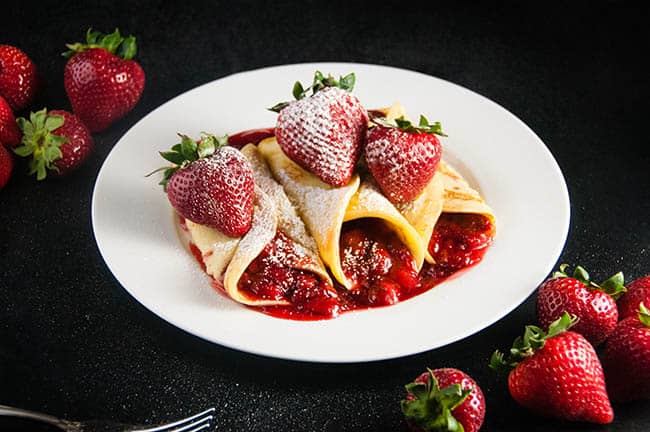 Strawberry Crepes