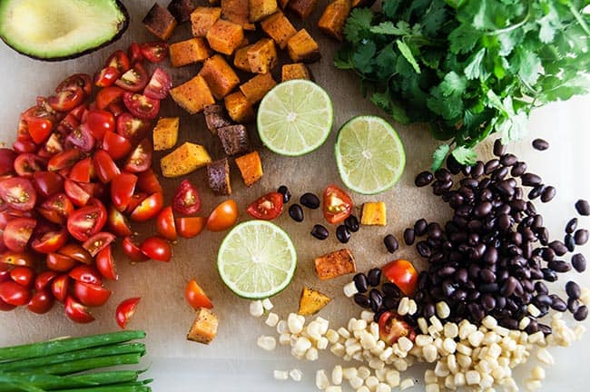 Healthy Roast Sweet Potato Salad
