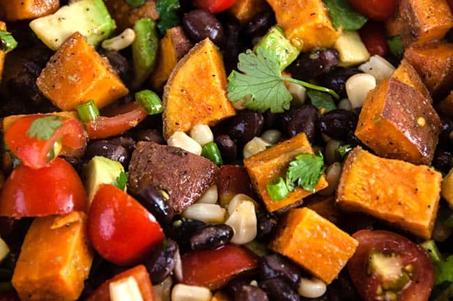 Healthy Roast Sweet Potato Salad