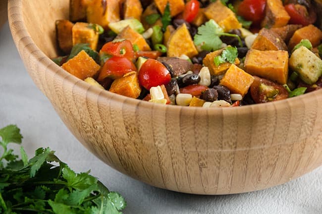 Healthy Roast Sweet Potato Salad