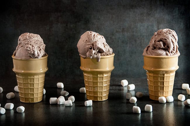 No Churn Hot Chocolate Ice Cream