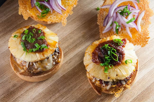 Pineapple Barbecue Burgers