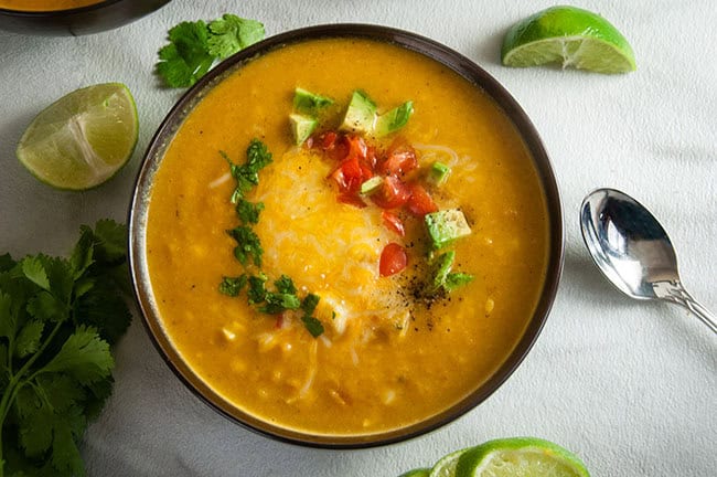 End of Summer Corn and Zucchini Chowder