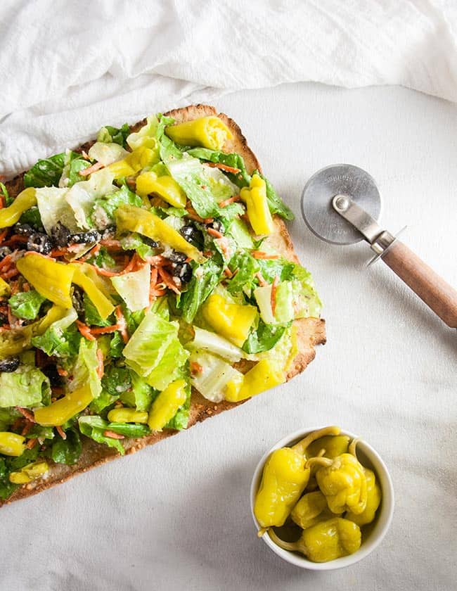 Italian Salad Flatbread