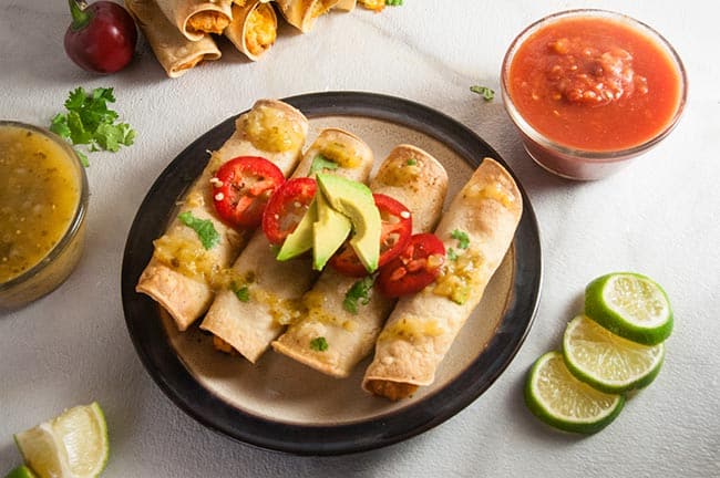 Easy 5 Ingredient Chicken Taquitos