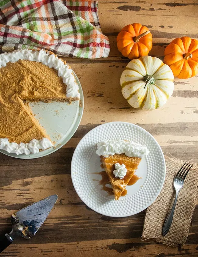 No Bake Pumpkin Cheesecake