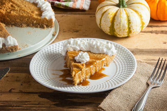 No Bake Pumpkin Cheesecake