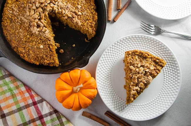 Baked Pumpkin Oatmeal