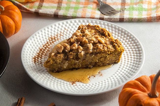 Baked Pumpkin Oatmeal