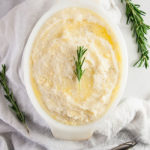 Mascarpone Mashed Potatoes with Rosemary Butter