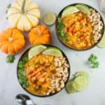 Thai Pumpkin Curry with Butternut Squash and Chickpeas