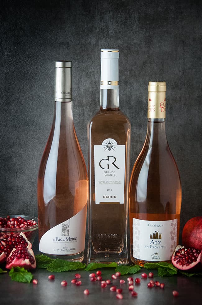 Pomegranate Rosé Spritzers