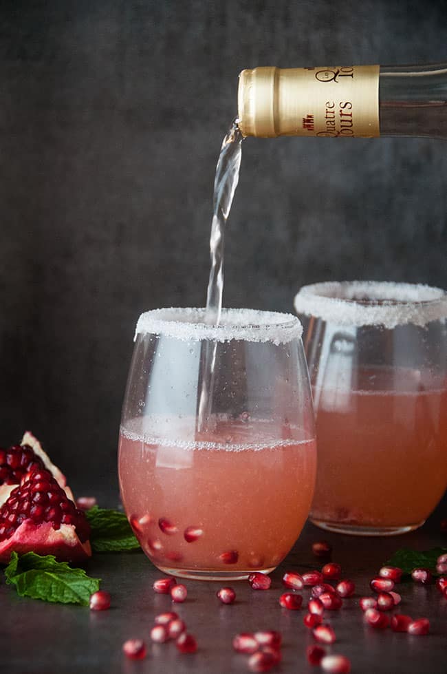 Pomegranate Rosé Spritzers