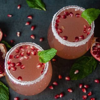 Pomegranate Rosé Spritzers