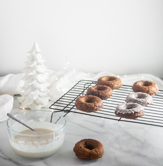 Easy Gingerbread Donuts