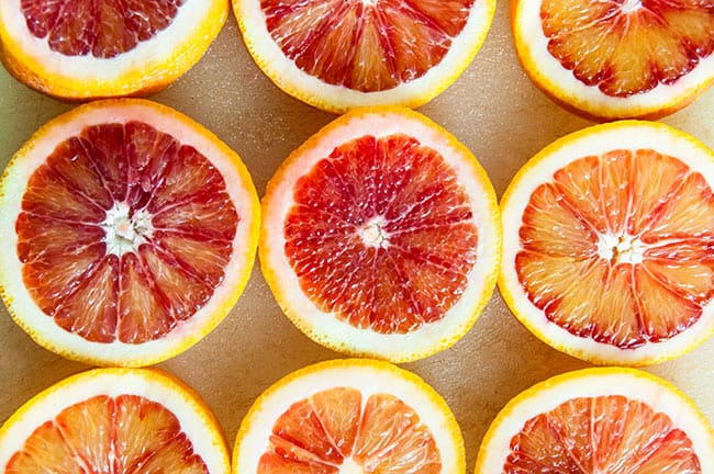 Blood Orange Mimosas