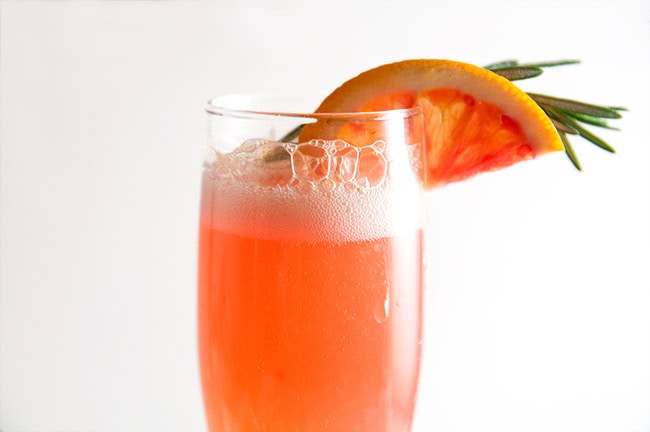 Blood Orange Mimosas
